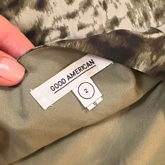 Good American Slip Midi Dress Medium - Picture 7 of 10